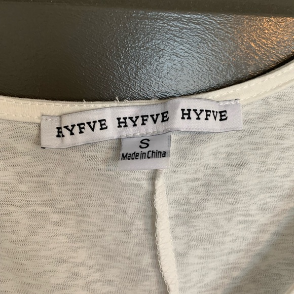 White Button Down Ruffle Top - Picture 6 of 6